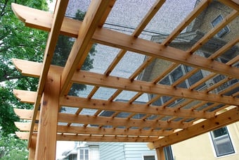 a pergola is a garden structure that provides shade on patios