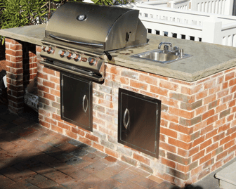 outdoor kitchens are by far the most popular outdoor trend in Northwest Florida