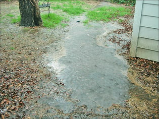landscape grading can help stop water from pooling up around your home's foundation 
