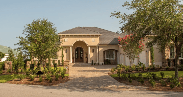 Greenearth handled the landscaping for this home in a private Sandestin community
