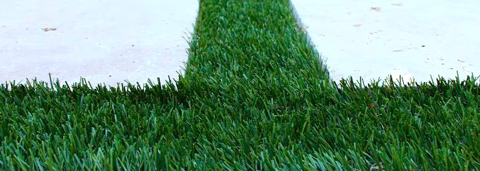 artificial turf if an excellent low-maintenance landscaping idea for vacation rentals