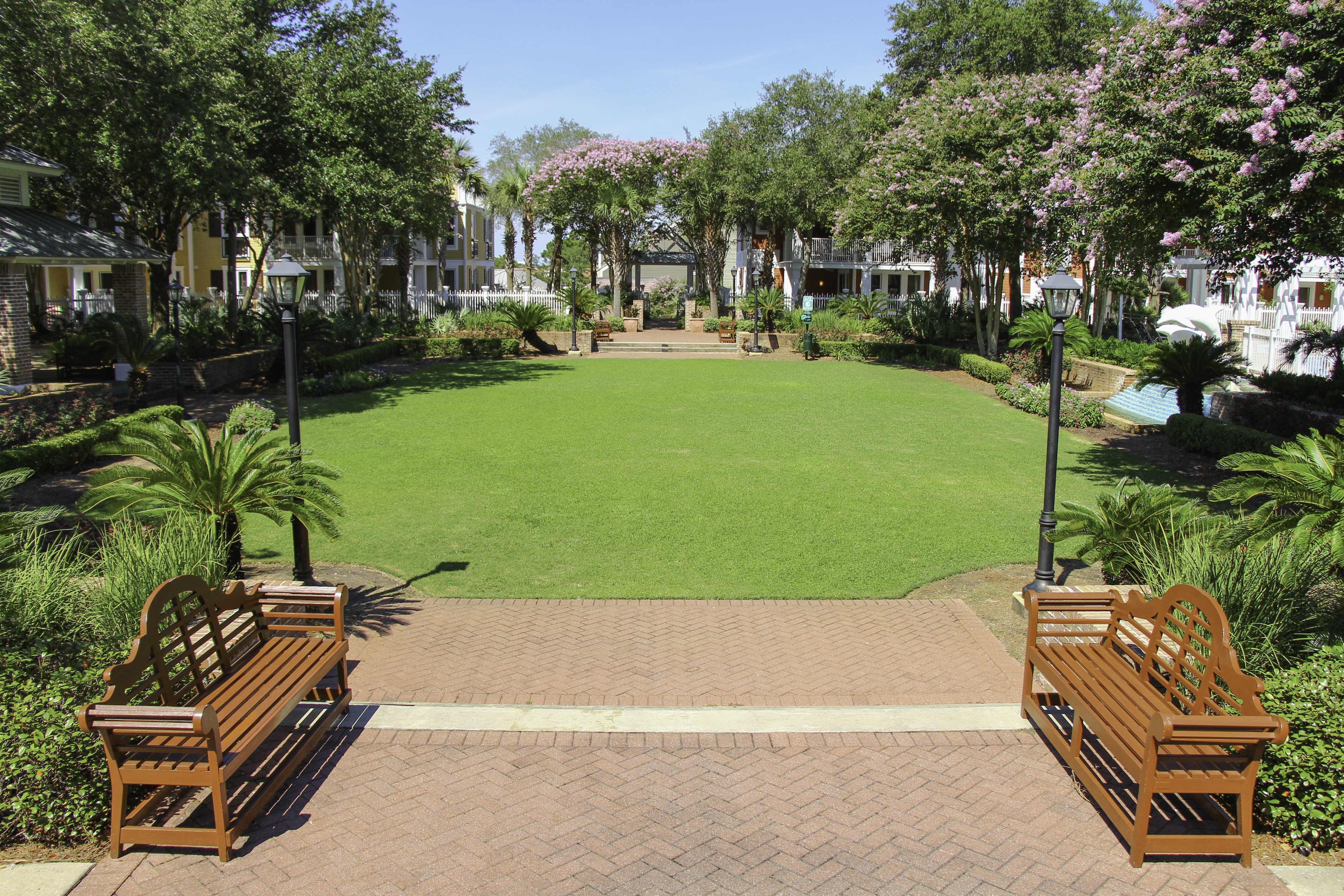 Our commercial landscaping work on a Florida commerce park